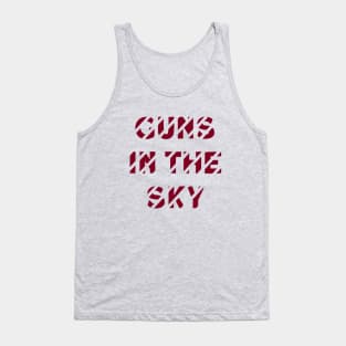 Guns In The Sky, burgundy Tank Top